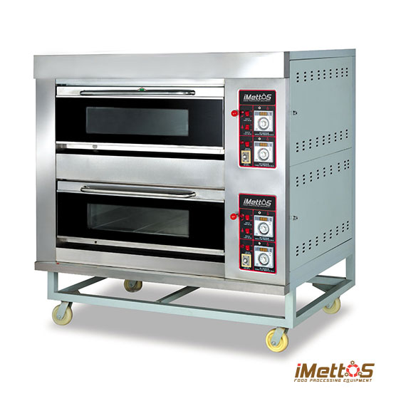 Commercial Ovens, Gas Baking Oven, ARF-40H 2 Layer 4 Trays