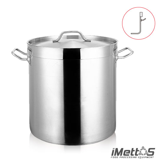 Toll Body Stainless steel Stockpot Commercial grade 3-ply Clad base with Cover